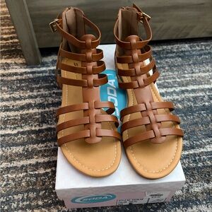 Brown Gladiator Sandals